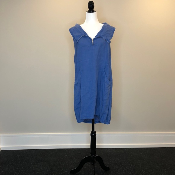 FINAL SALE! Blue Rosemarine Mini Dress - Picture 1 of 5